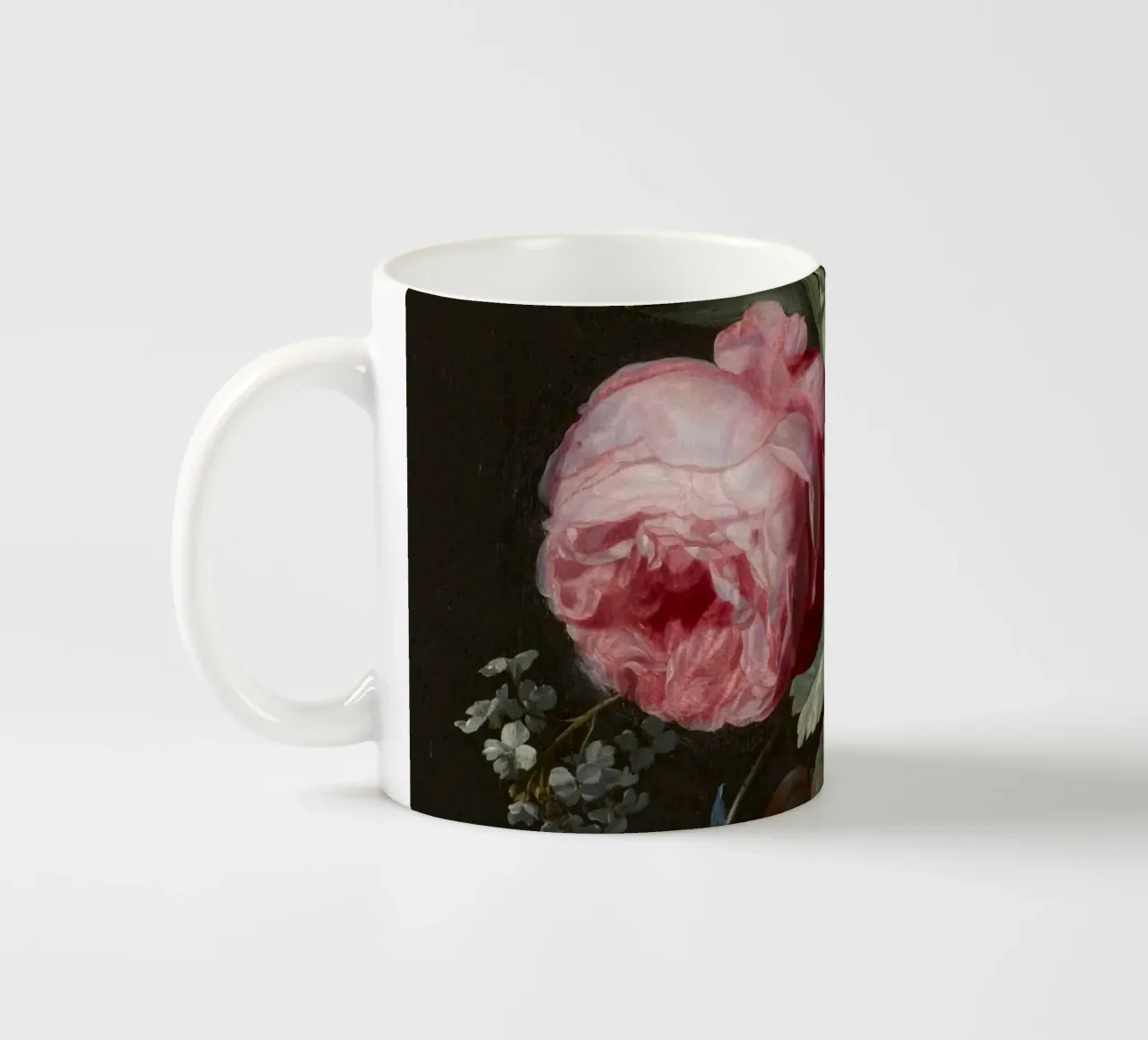 Capolavori barocchi in fiore tazza in ceramica da Little Art Histories