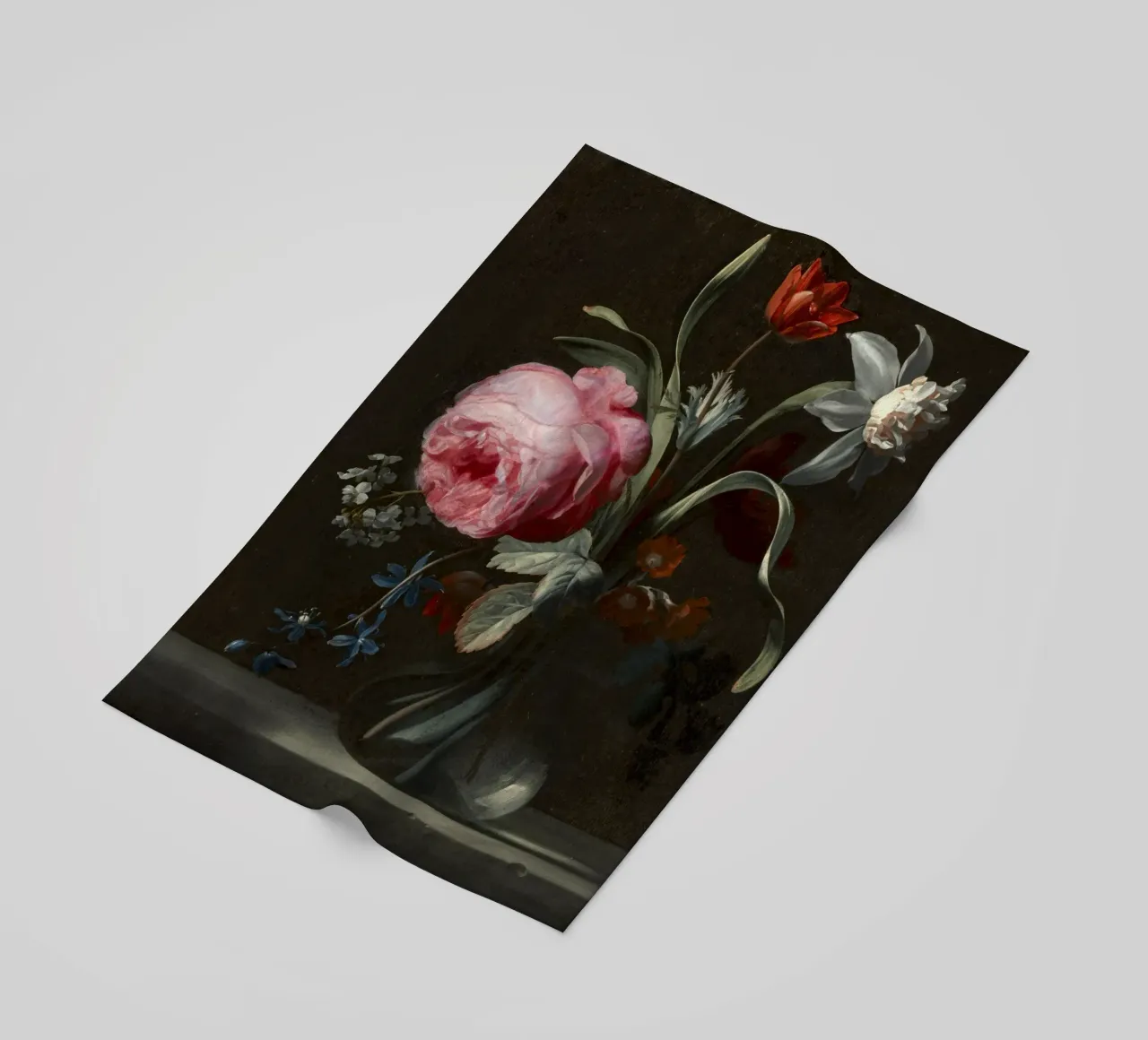 Capolavori barocchi in fiore telo mare da Little Art Histories