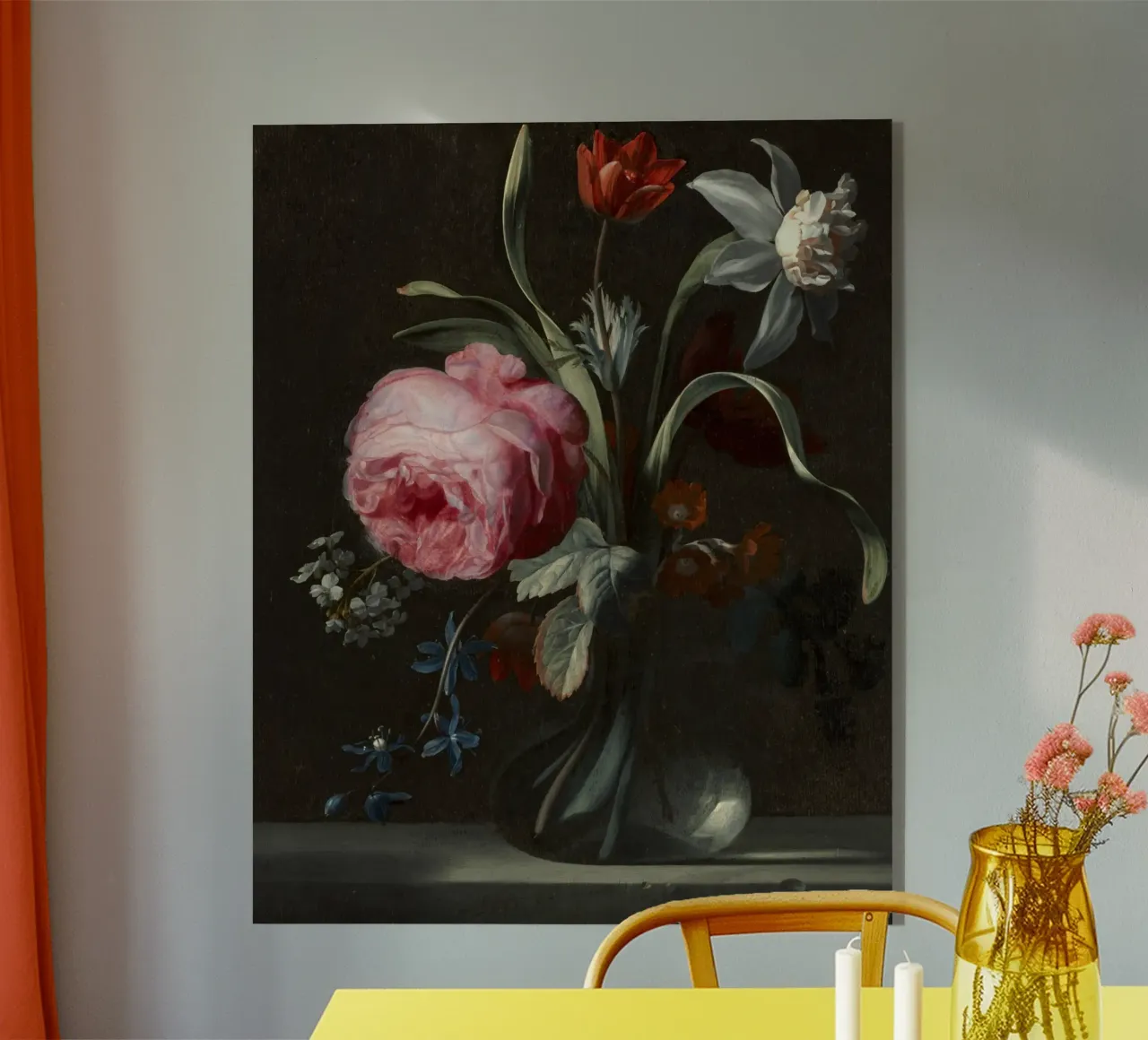 Capolavori barocchi in fiore plexiglass da Little Art Histories