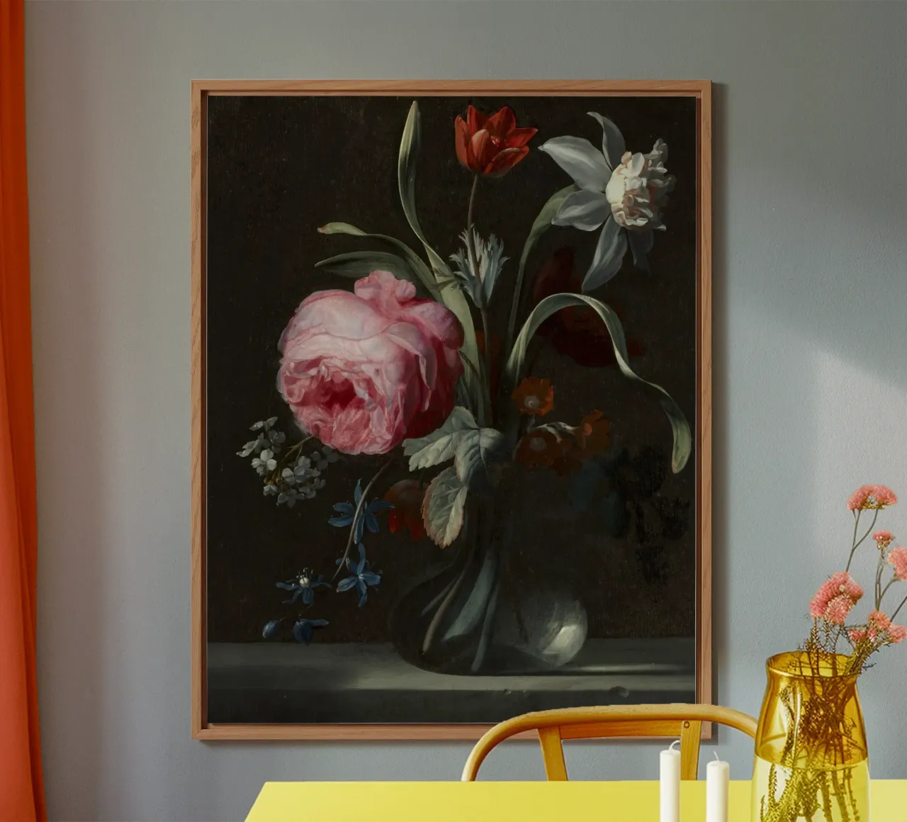 Capolavori barocchi in fiore alluminio dibond da Little Art Histories