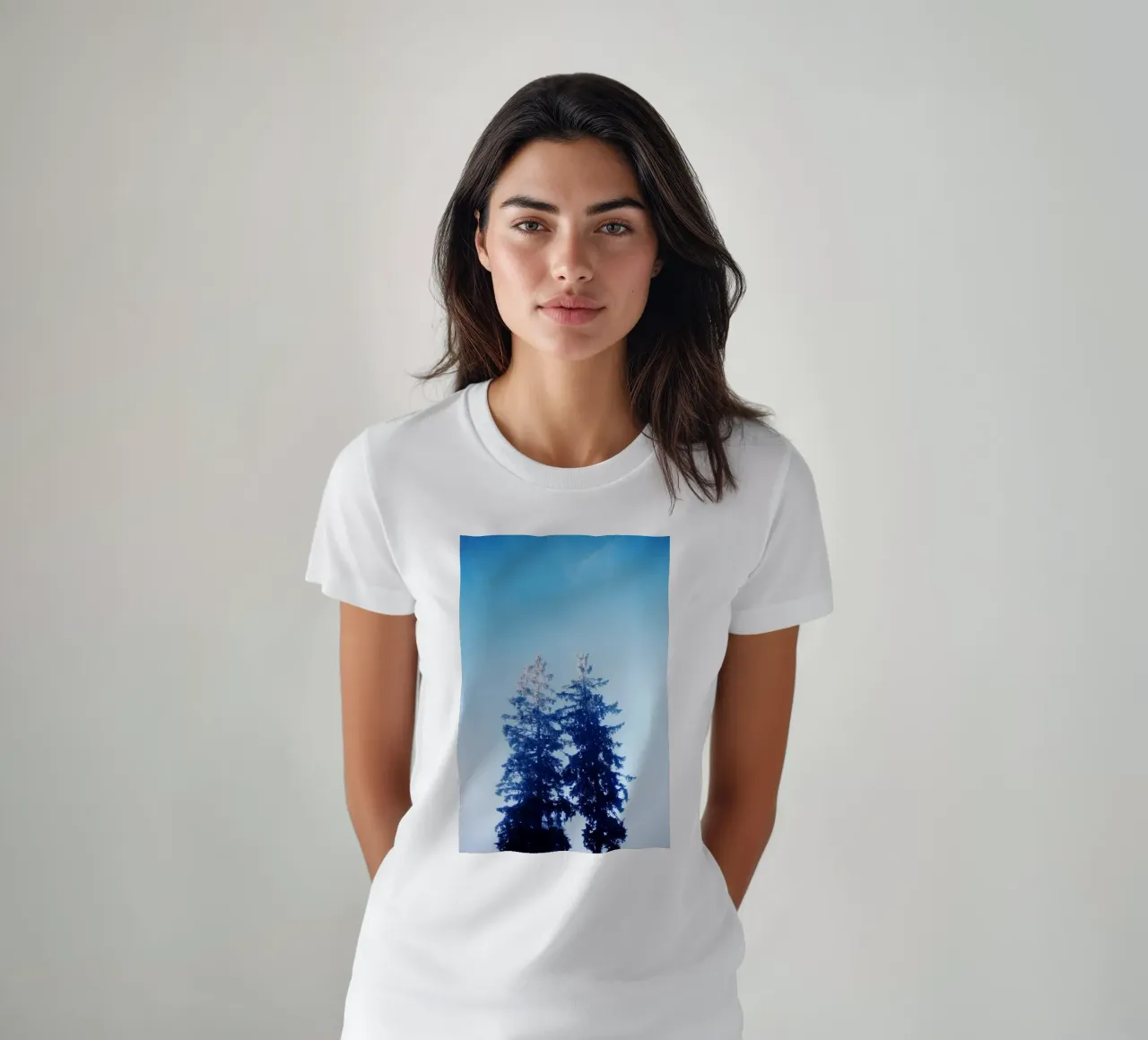Abeti in inverno, Feldberg (Baden Württemberg) t-shirt da art picture