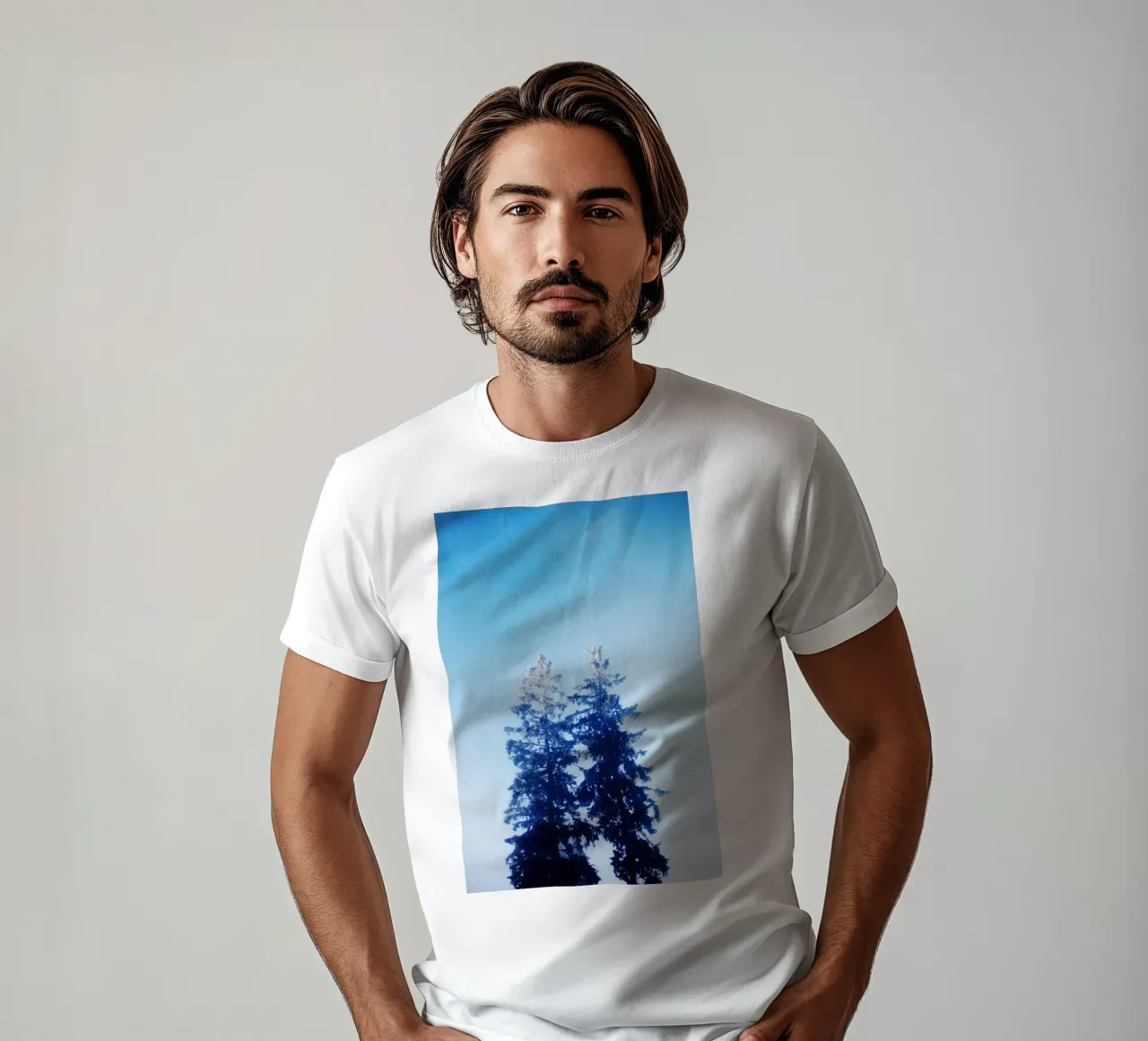 Abeti in inverno, Feldberg (Baden Württemberg) t-shirt da art picture