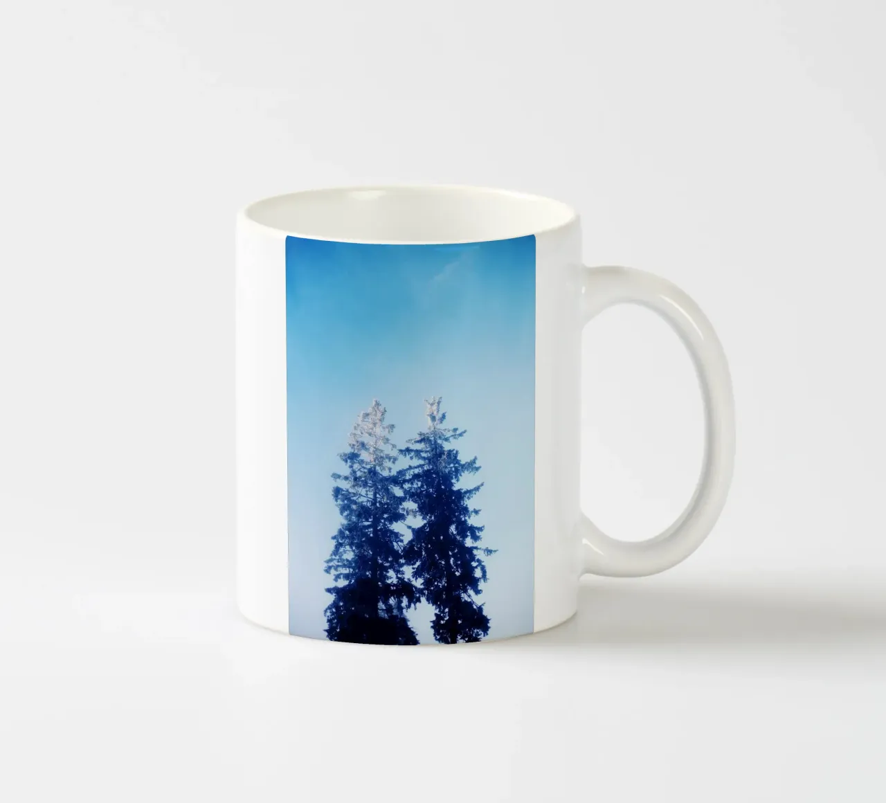Abeti in inverno, Feldberg (Baden Württemberg) tazza in ceramica da art picture
