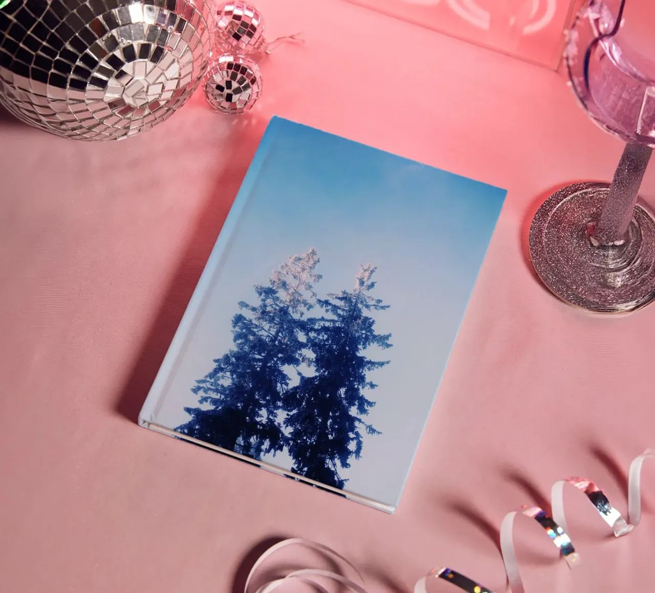 Fir trees in winter, Feldberg (Baden Württemberg) notebook by atmospheric pictures