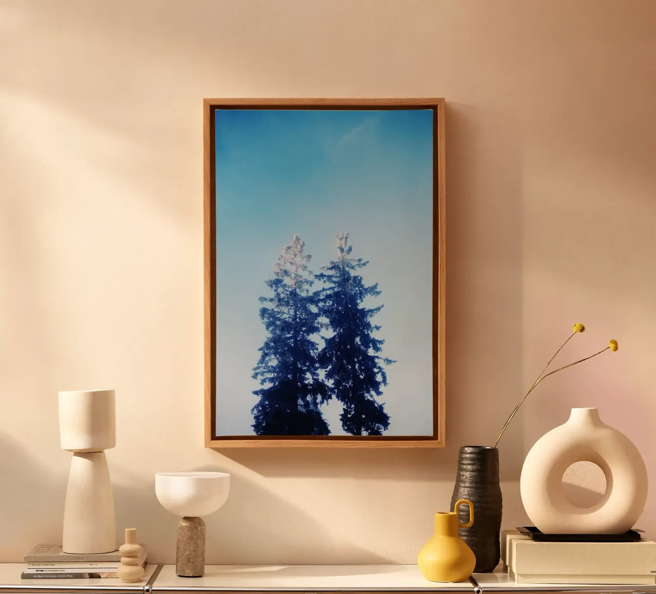 Fir trees in winter, Feldberg (Baden Württemberg) canvas by art picture
