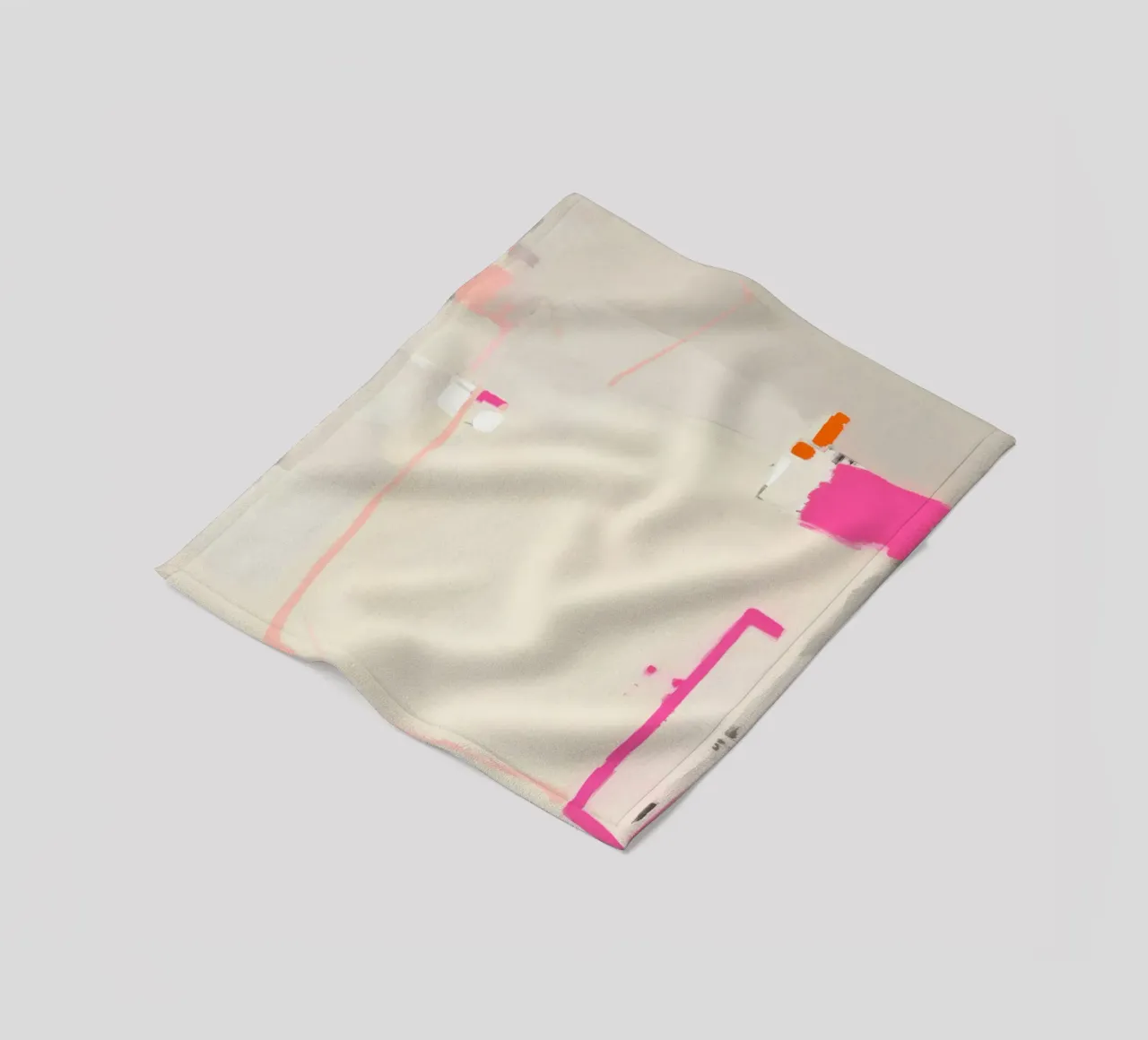 Accenti di linea, rosa coperta in pile da Carina Pop & Pastell