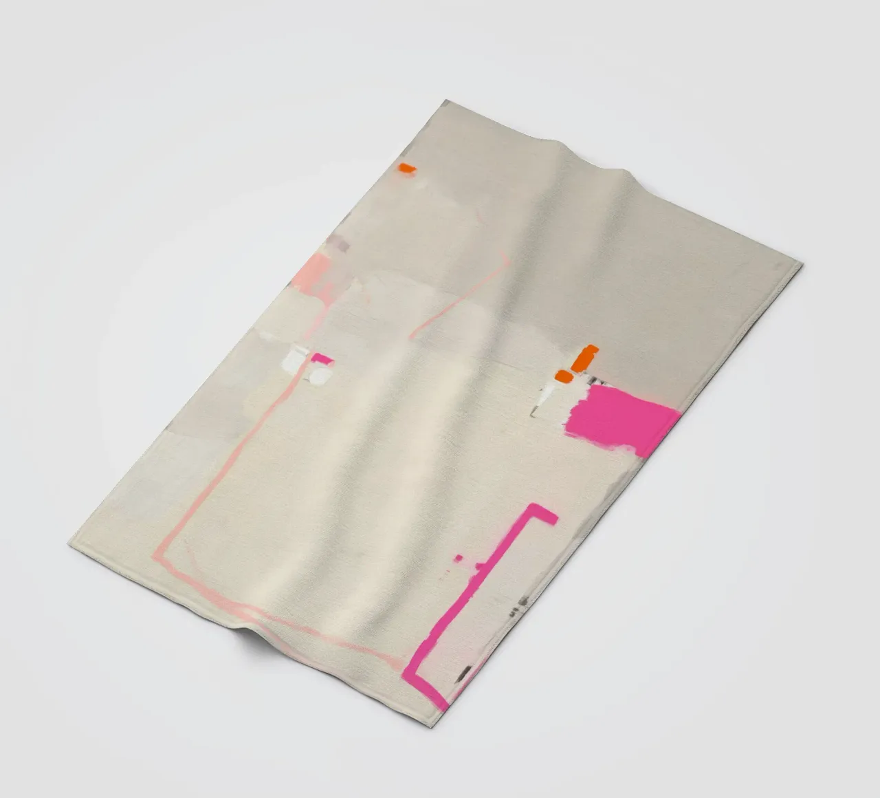Accenti di linea, rosa coperta in pile da Carina Pop & Pastell