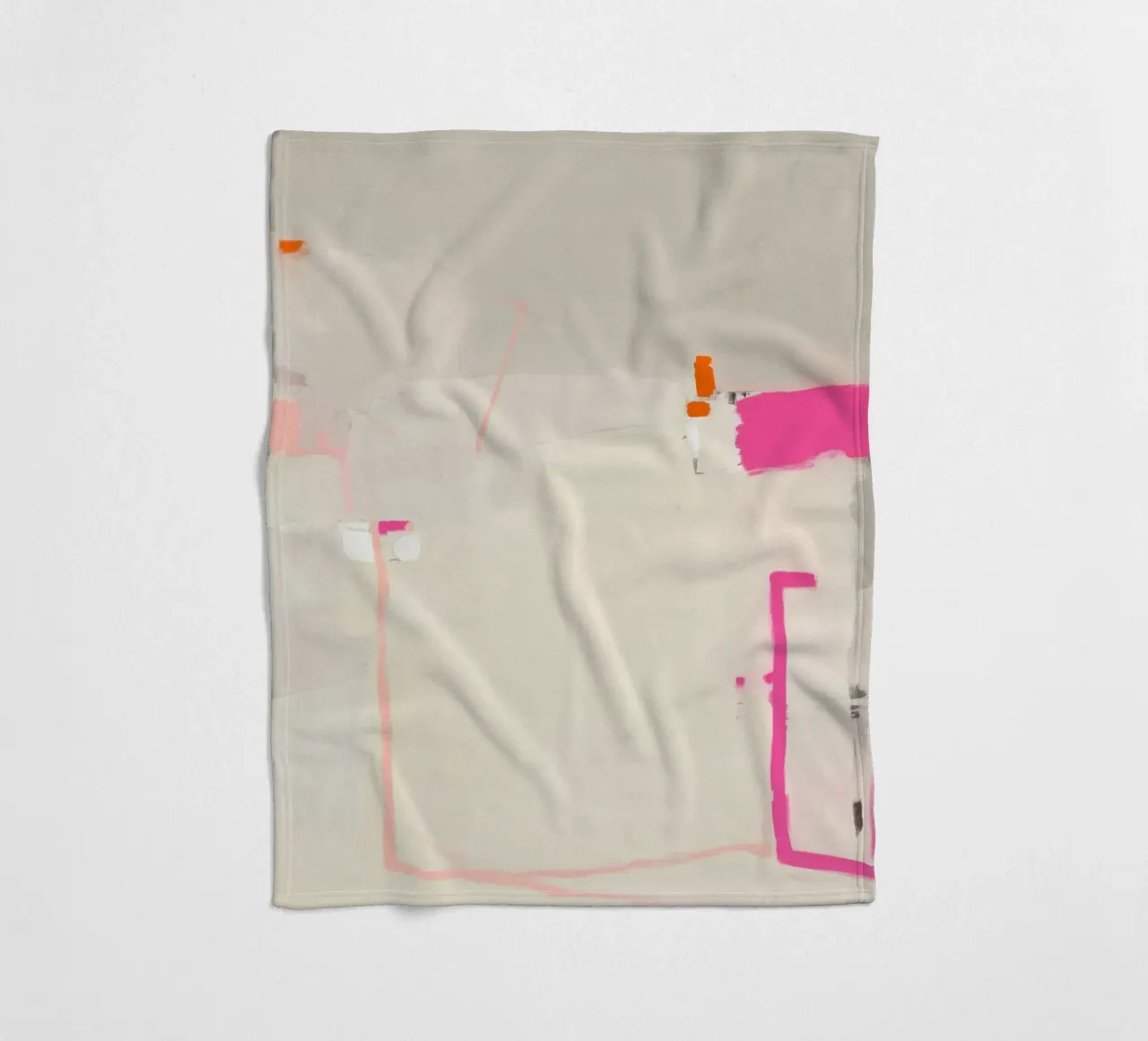 Accenti di linea, rosa coperta in pile da Carina Pop & Pastell