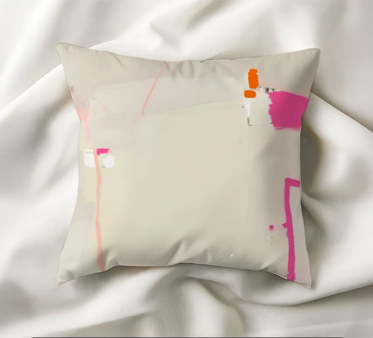 Accenti di linea, rosa cuscino da Carina Pop & Pastell