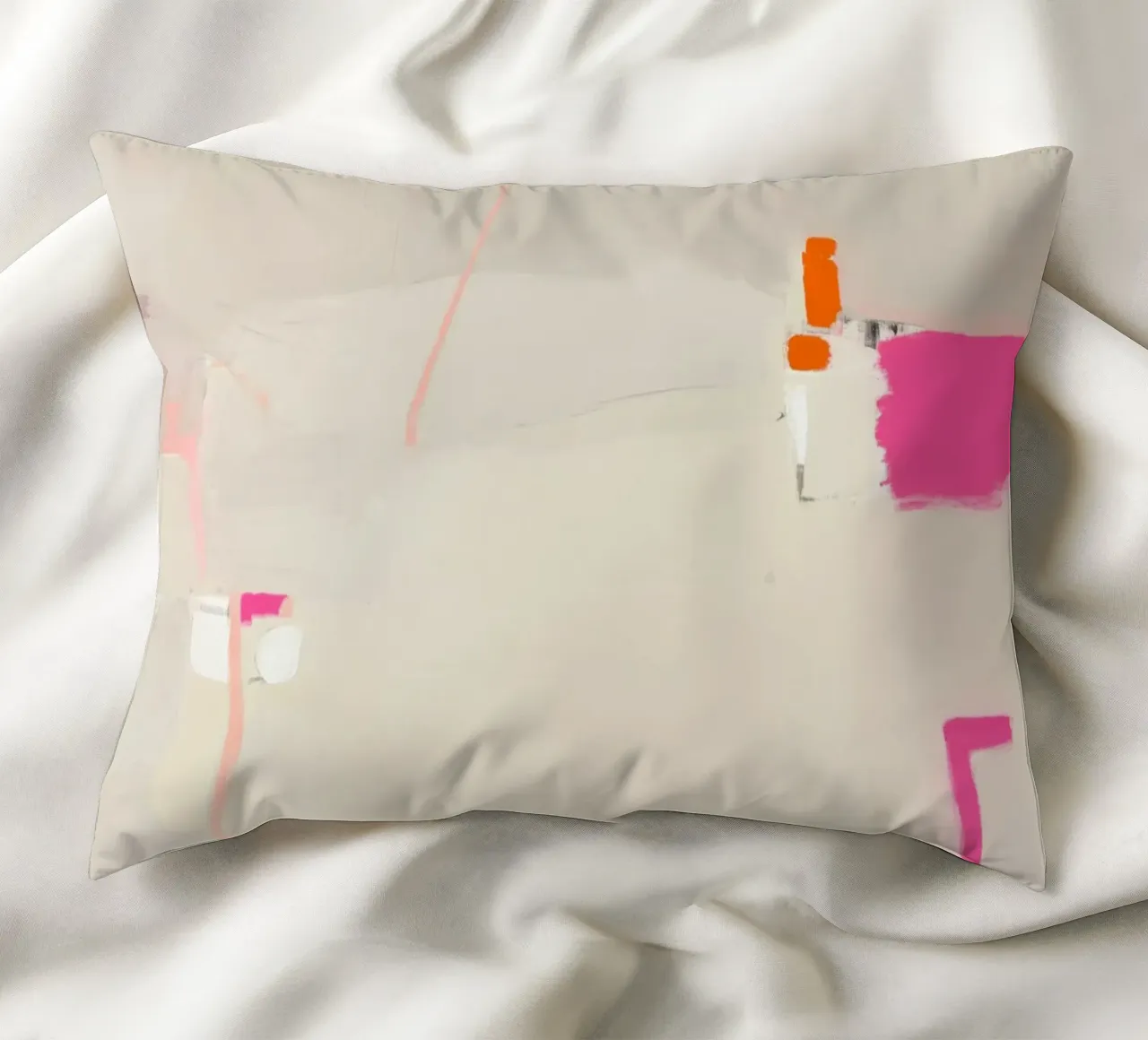 Accenti di linea, rosa cuscino da Carina Pop & Pastell