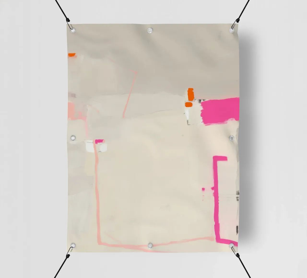 Accenti di linea, rosa telo in pvc da Carina Pop & Pastell