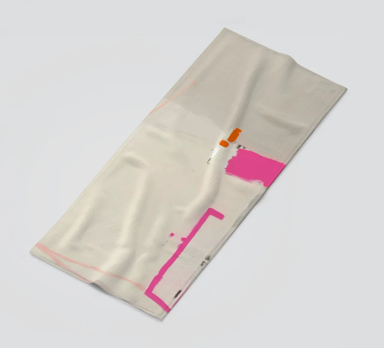 Accenti di linea, rosa telo mare da Carina Pop & Pastell