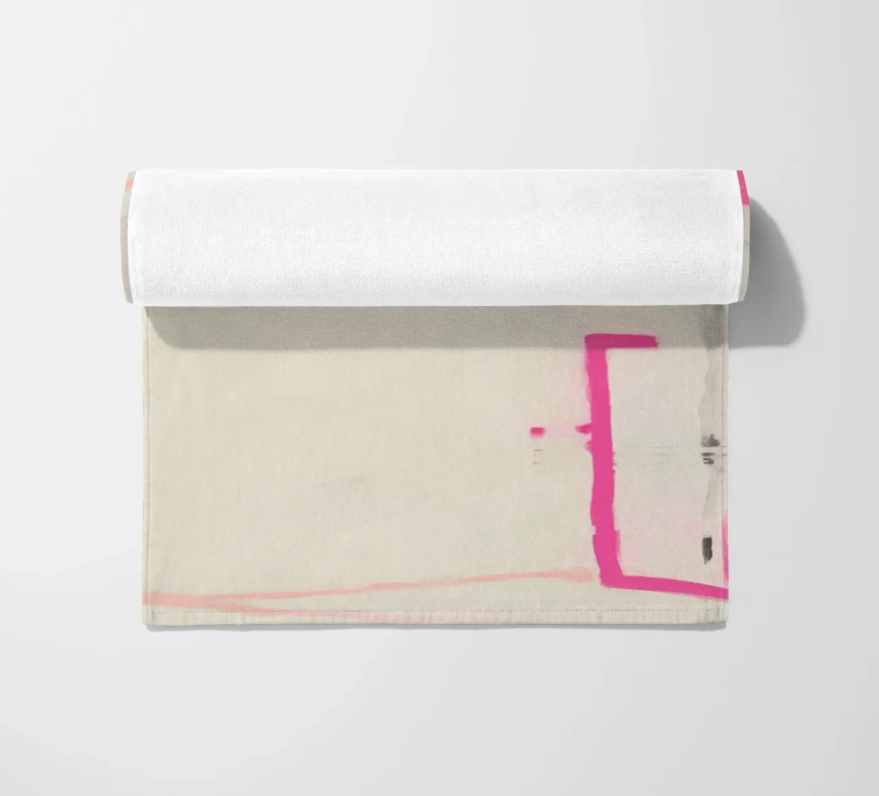 Accenti di linea, rosa telo mare da Carina Pop & Pastell