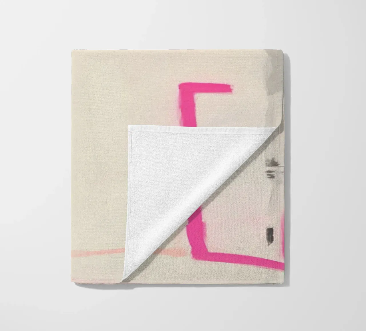 Accenti di linea, rosa telo mare da Carina Pop & Pastell