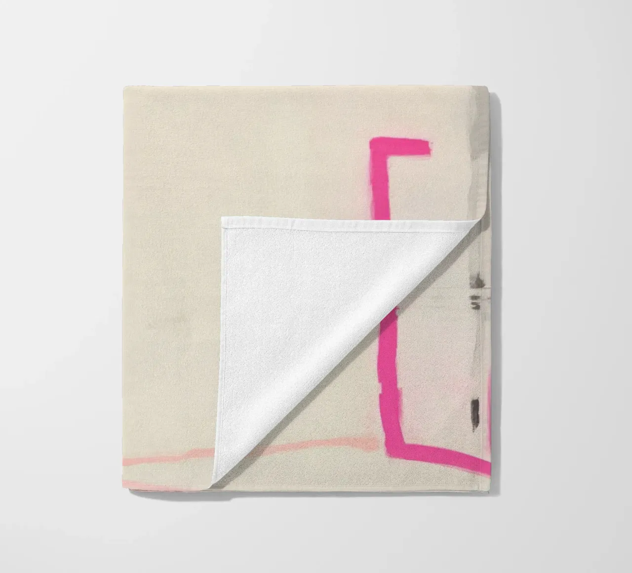 Accenti di linea, rosa telo mare da Carina Pop & Pastell