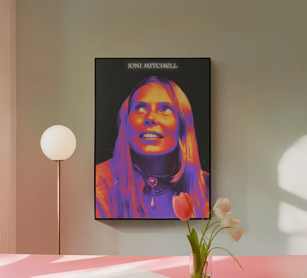 Joni Mitchell plexiglass da Limitless Prints