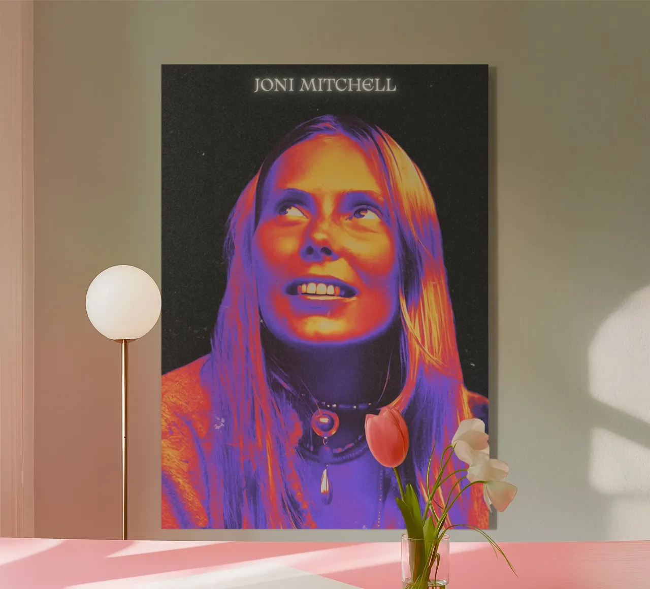 Joni Mitchell plexiglass da Limitless Prints