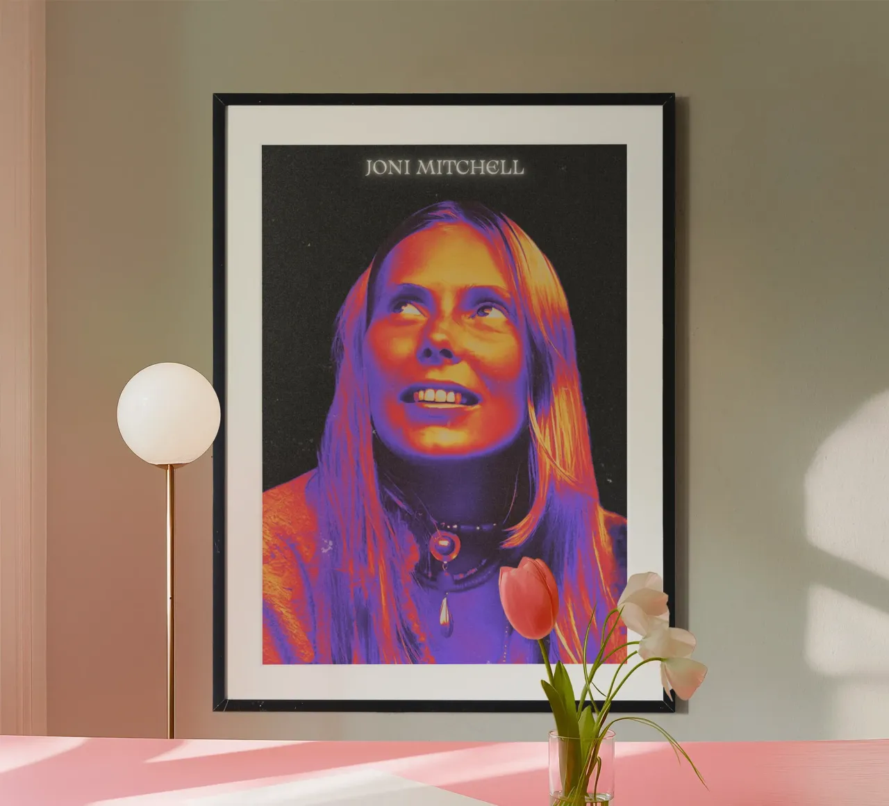 Joni Mitchell carta hahnemühle da Limitless Prints