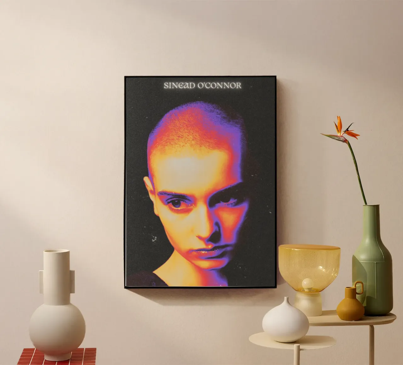 Sinead O'Connor metacrilato de Limitless Prints