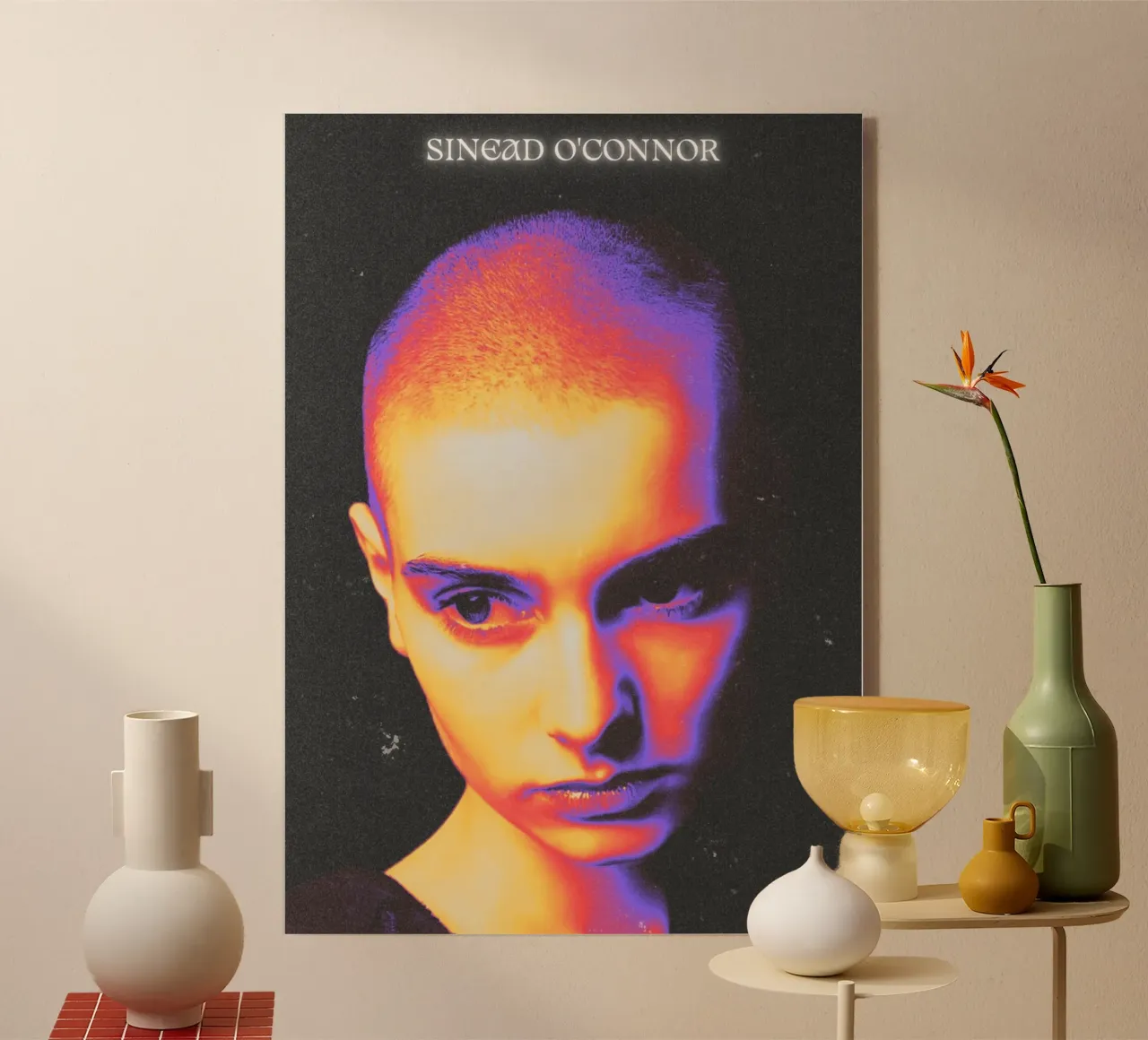 Sinead O'Connor metacrilato de Limitless Prints