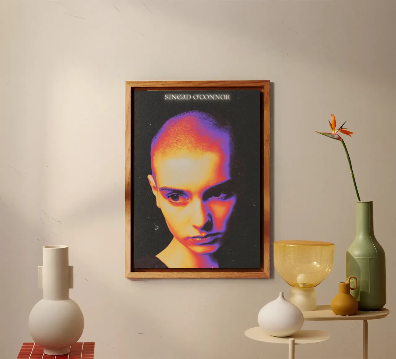 Sinead O'Connor alluminio dibond da Limitless Prints