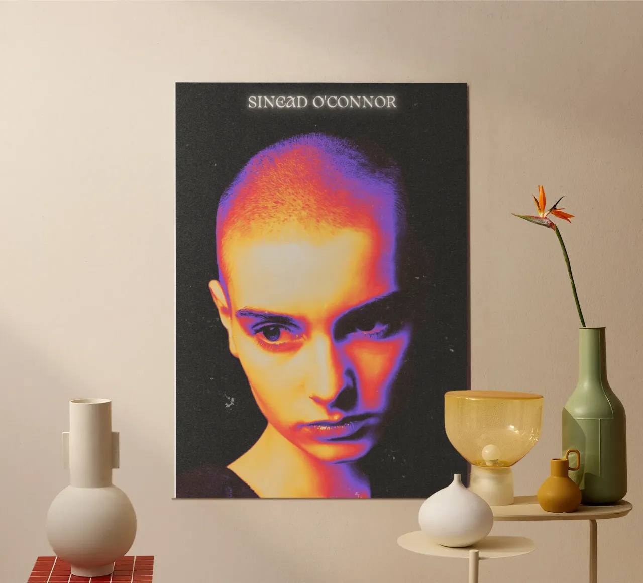 Sinead O'Connor alluminio dibond da Limitless Prints