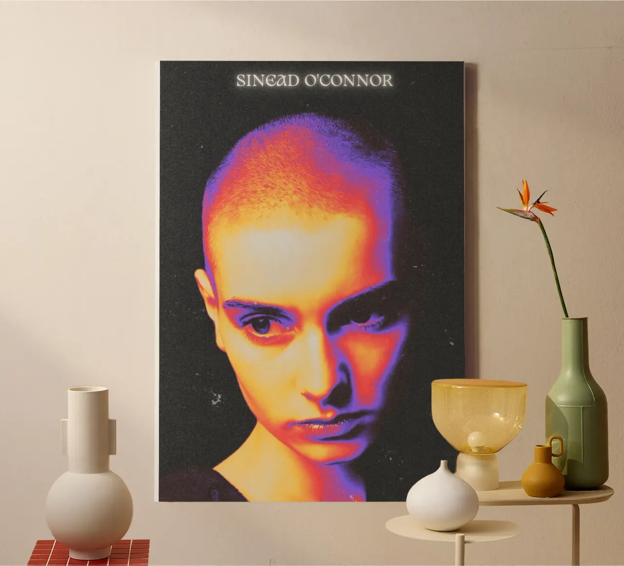 Sinead O'Connor tela da Limitless Prints