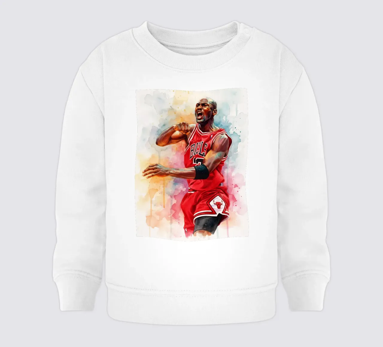 Arte di Michael Jordan felpa neonato da Kalis