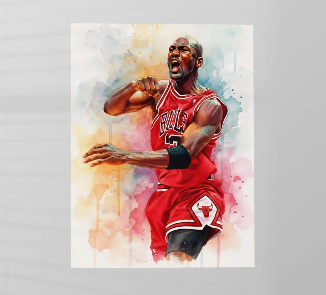Arte di Michael Jordan pellicola backlit da Kalis
