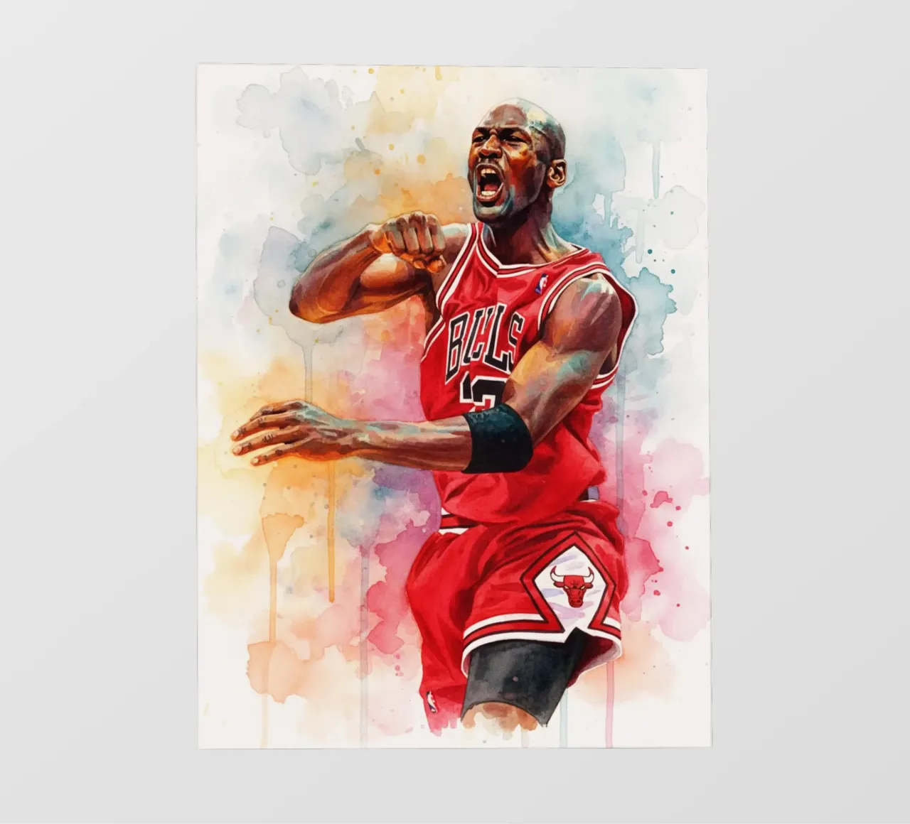 Arte di Michael Jordan pellicola backlit da Kalis