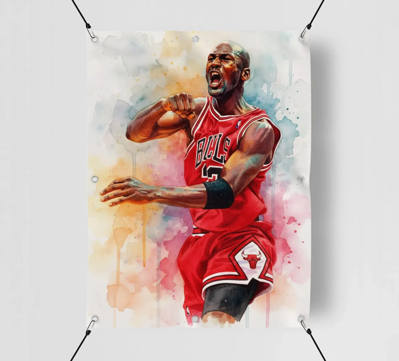Arte di Michael Jordan telo in pvc da Kalis