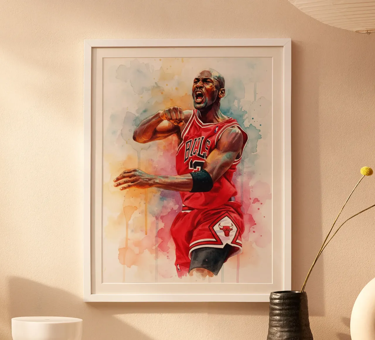 Arte di Michael Jordan carta hahnemühle da Kalis