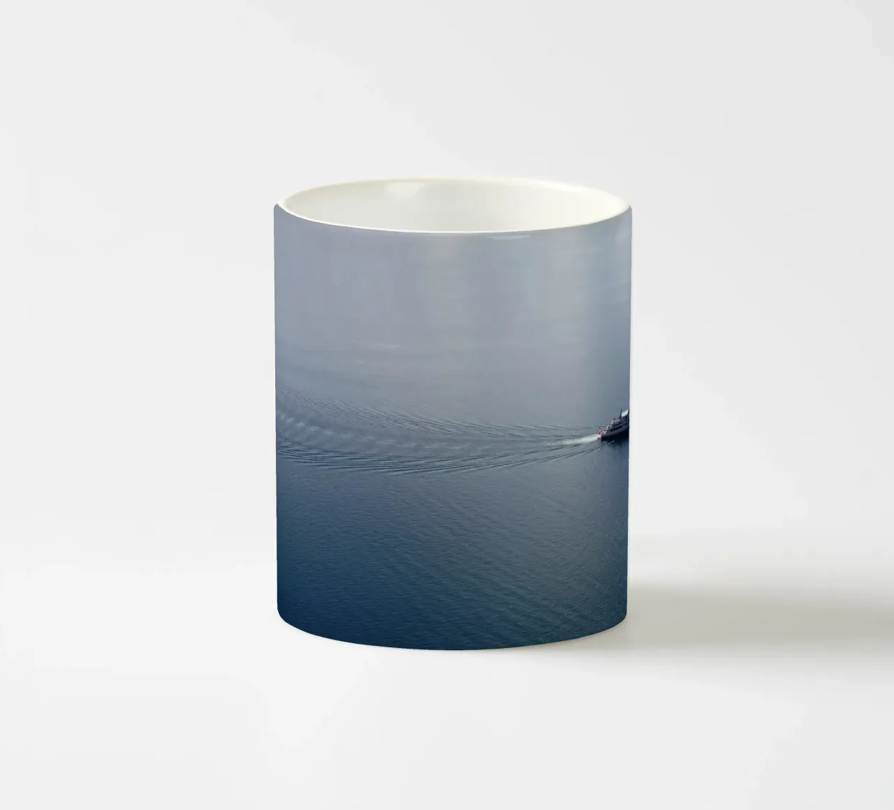 Nave sul lago di Ginevra, Svizzera tazza in ceramica da art picture