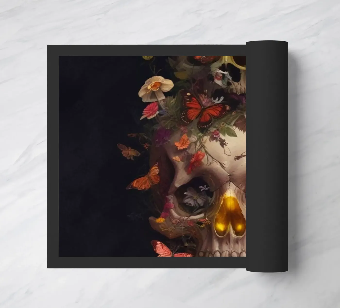 Skull Fußmatte von Design by Soph