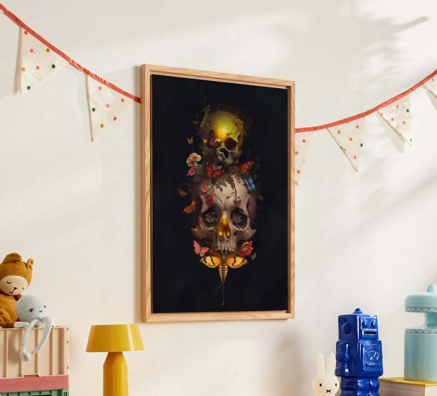 Skull acryl van Design by Soph