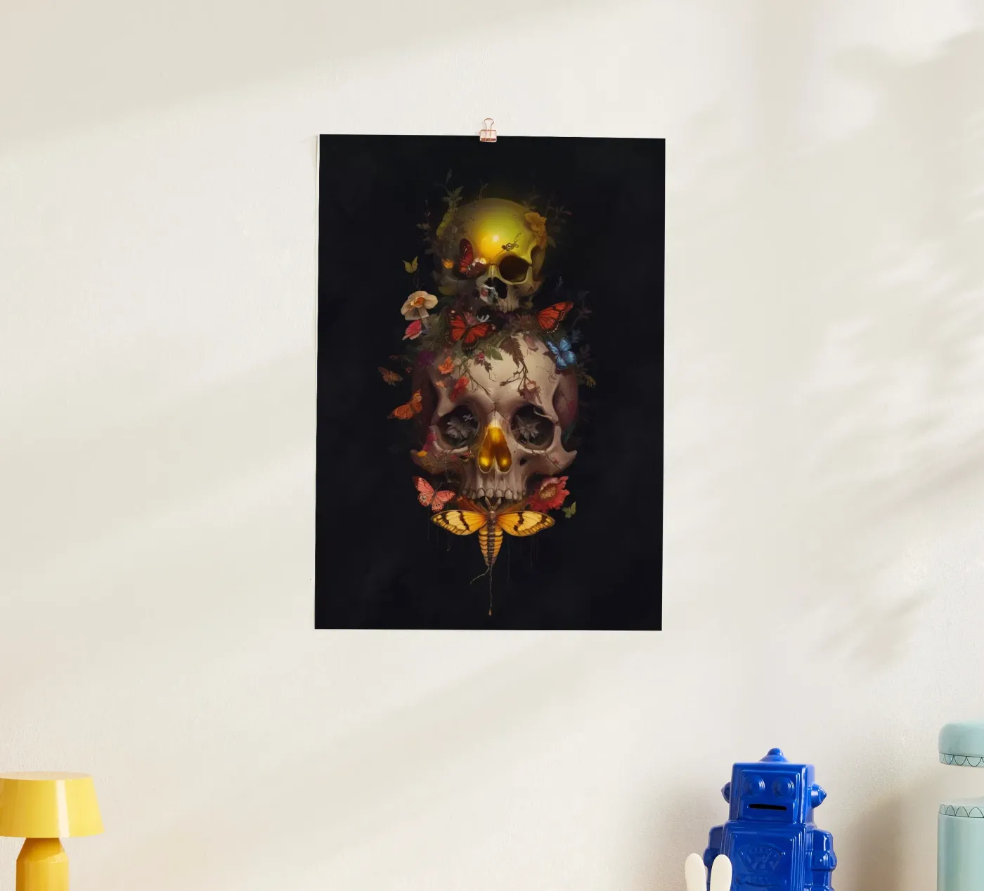 Skull Poster von Design by Soph