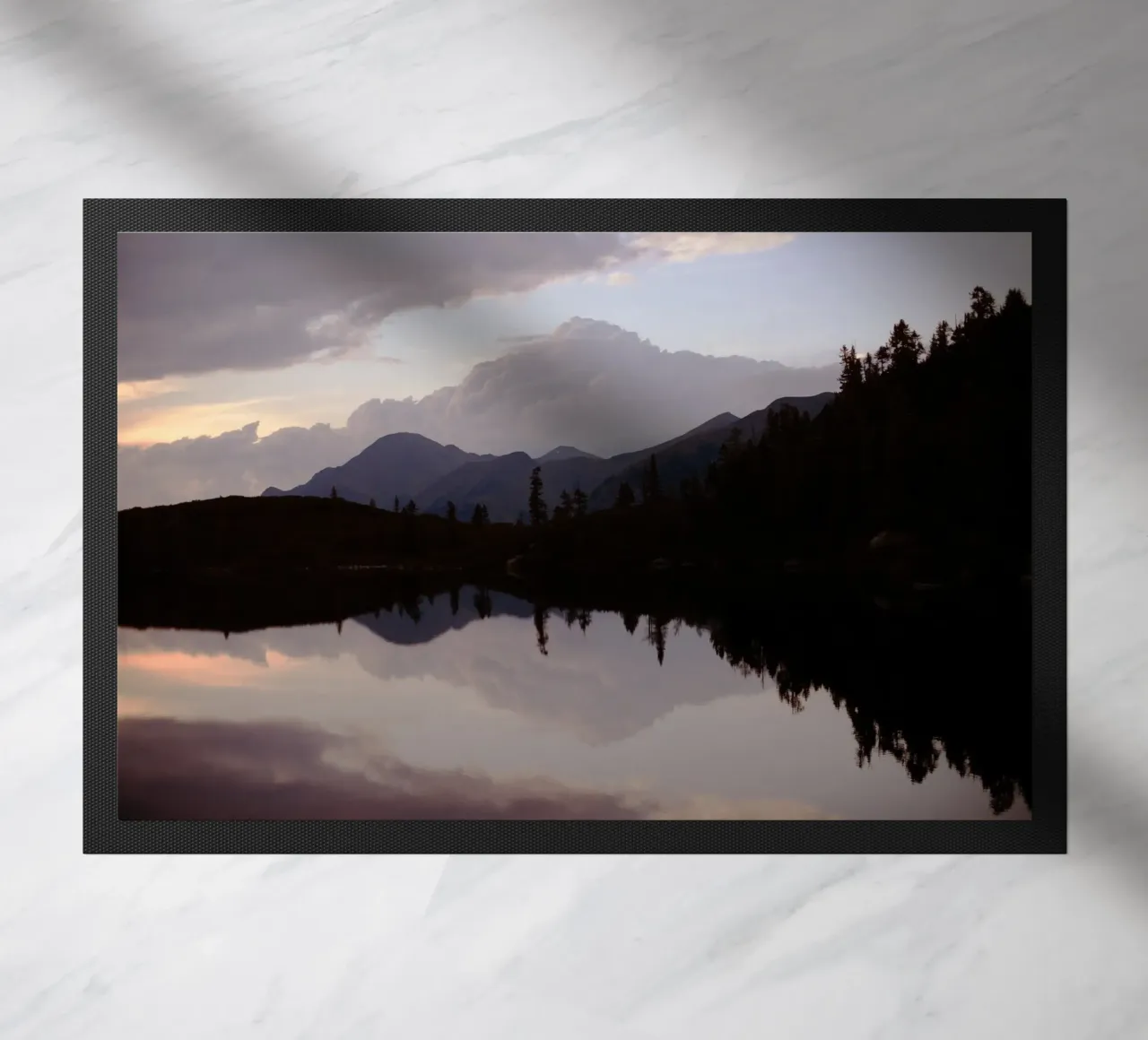 Riflessione sul Reedsee a Bad Gastein (Austria) zerbino da atmospheric pictures