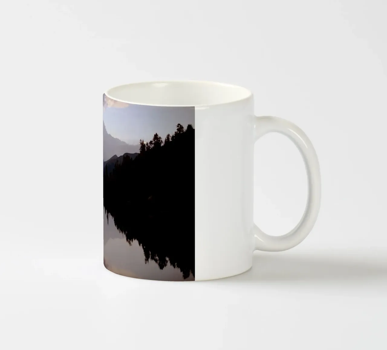 Riflessione sul Reedsee a Bad Gastein (Austria) tazza in ceramica da atmospheric pictures