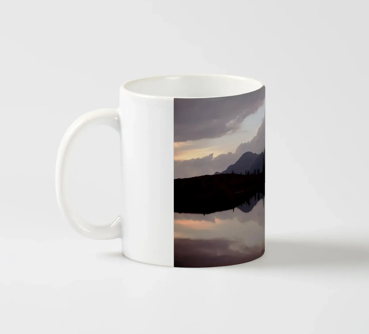 Riflessione sul Reedsee a Bad Gastein (Austria) tazza in ceramica da atmospheric pictures