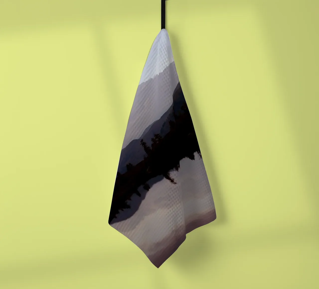 Riflessione sul Reedsee a Bad Gastein (Austria) canovaccio da cucina da atmospheric pictures
