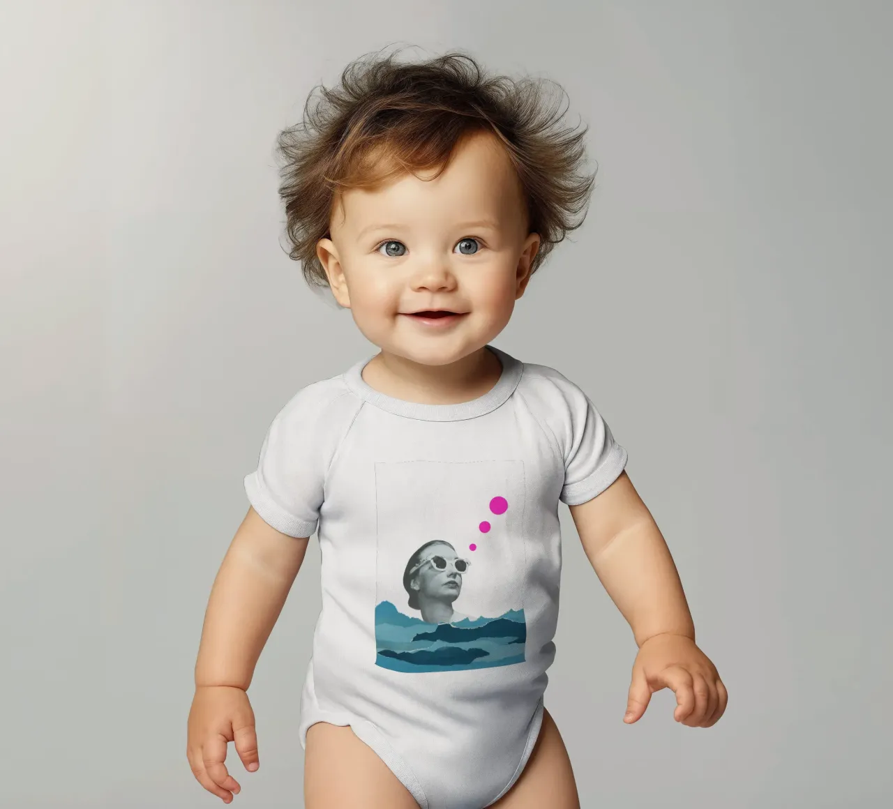 Catching Rays body bébé de Cassia Beck Collage