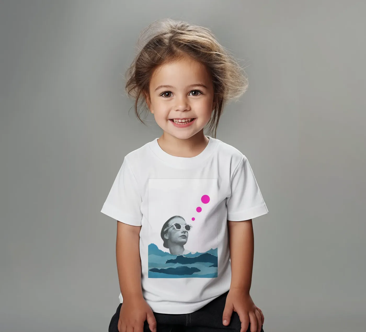 Catching Rays t-shirt bambini da Cassia Beck Collage