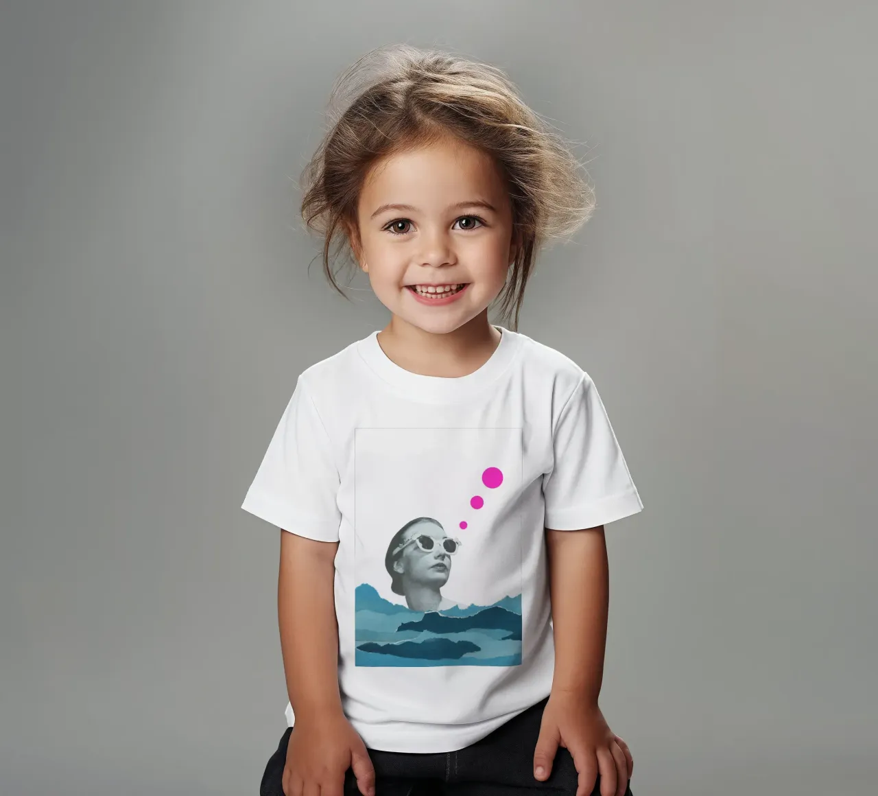 Catching Rays t-shirt bambini da Cassia Beck Collage