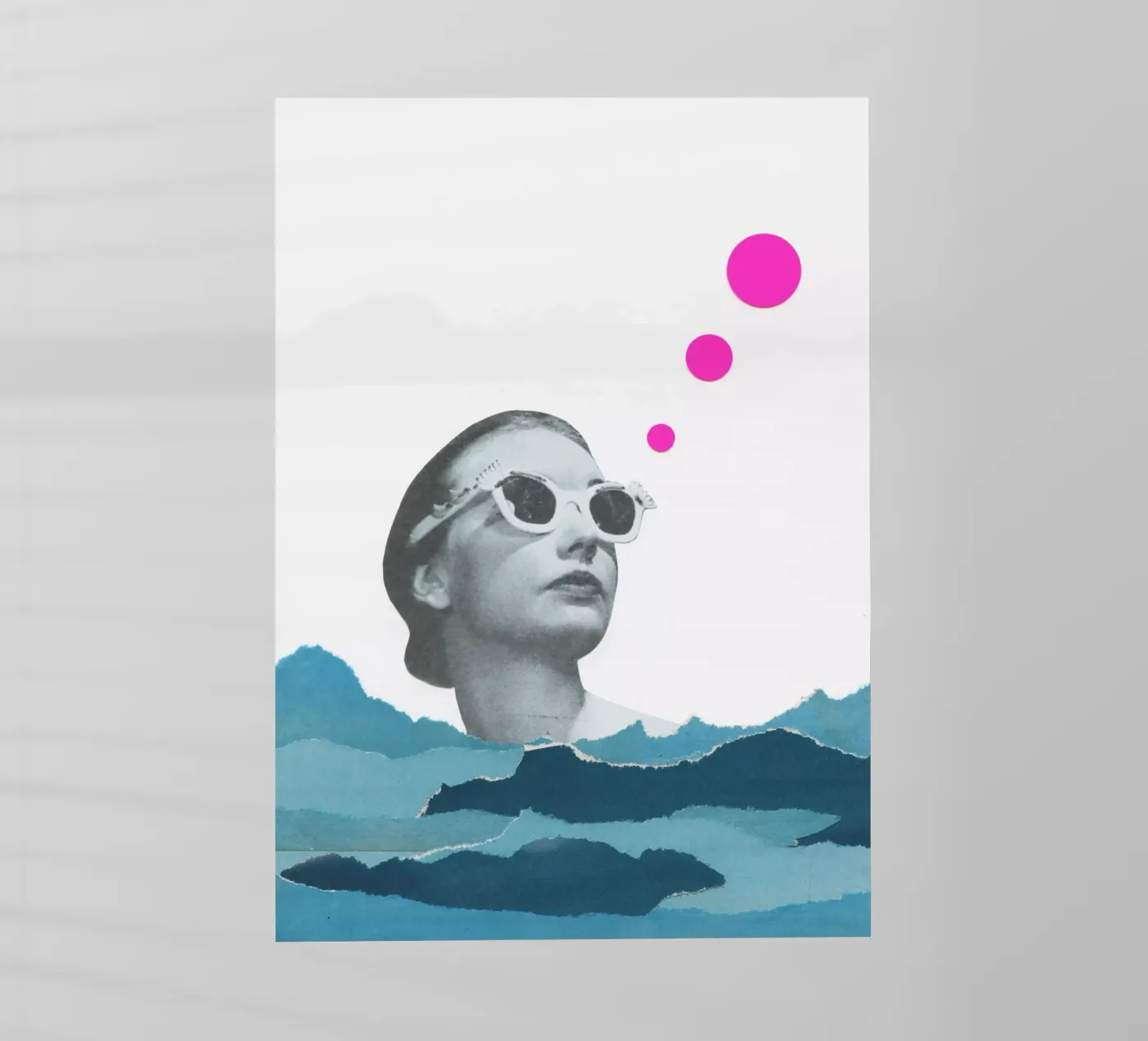 Stralen vangen backlit folie van Cassia Beck Collage