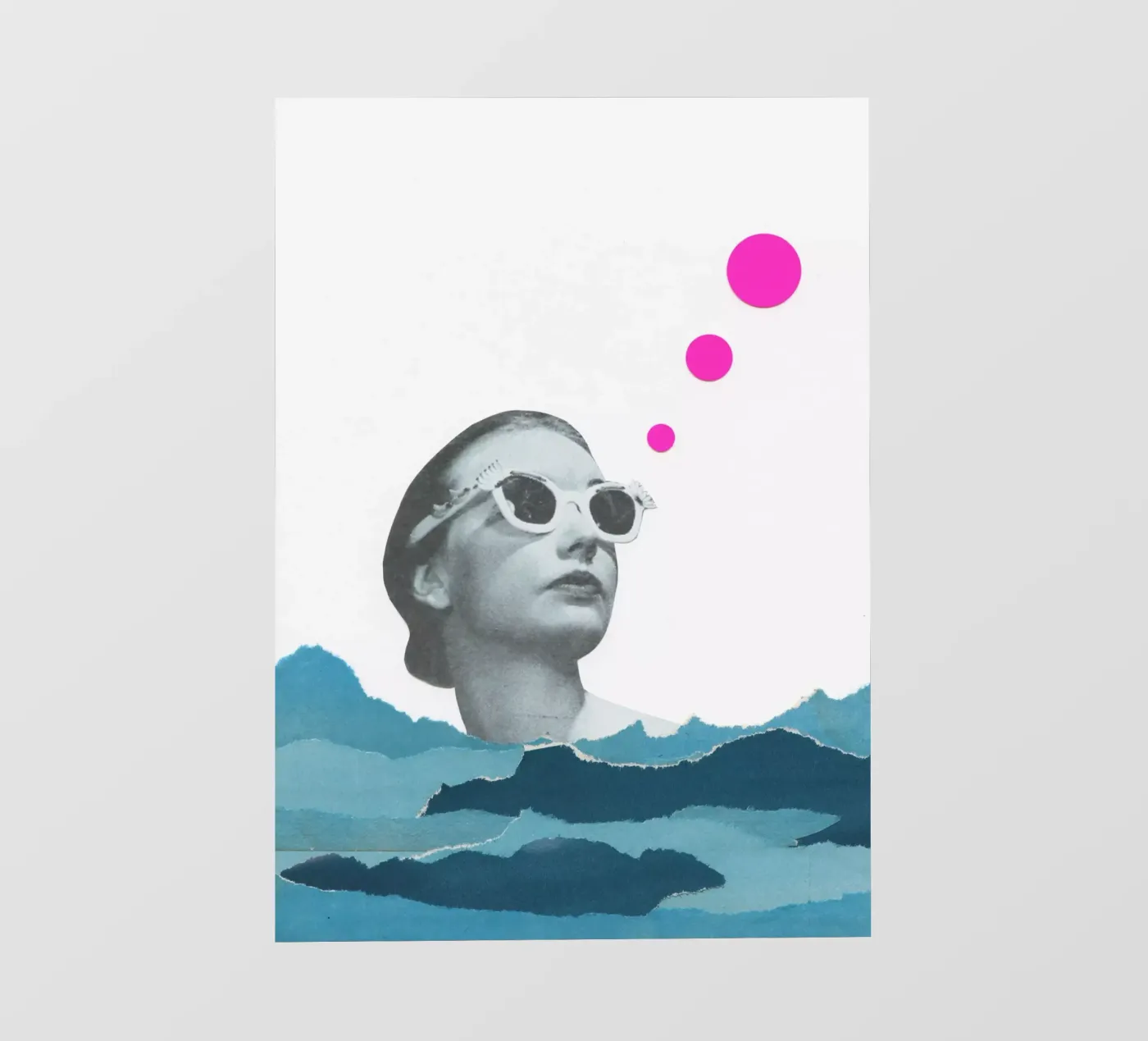 Stralen vangen backlit folie van Cassia Beck Collage