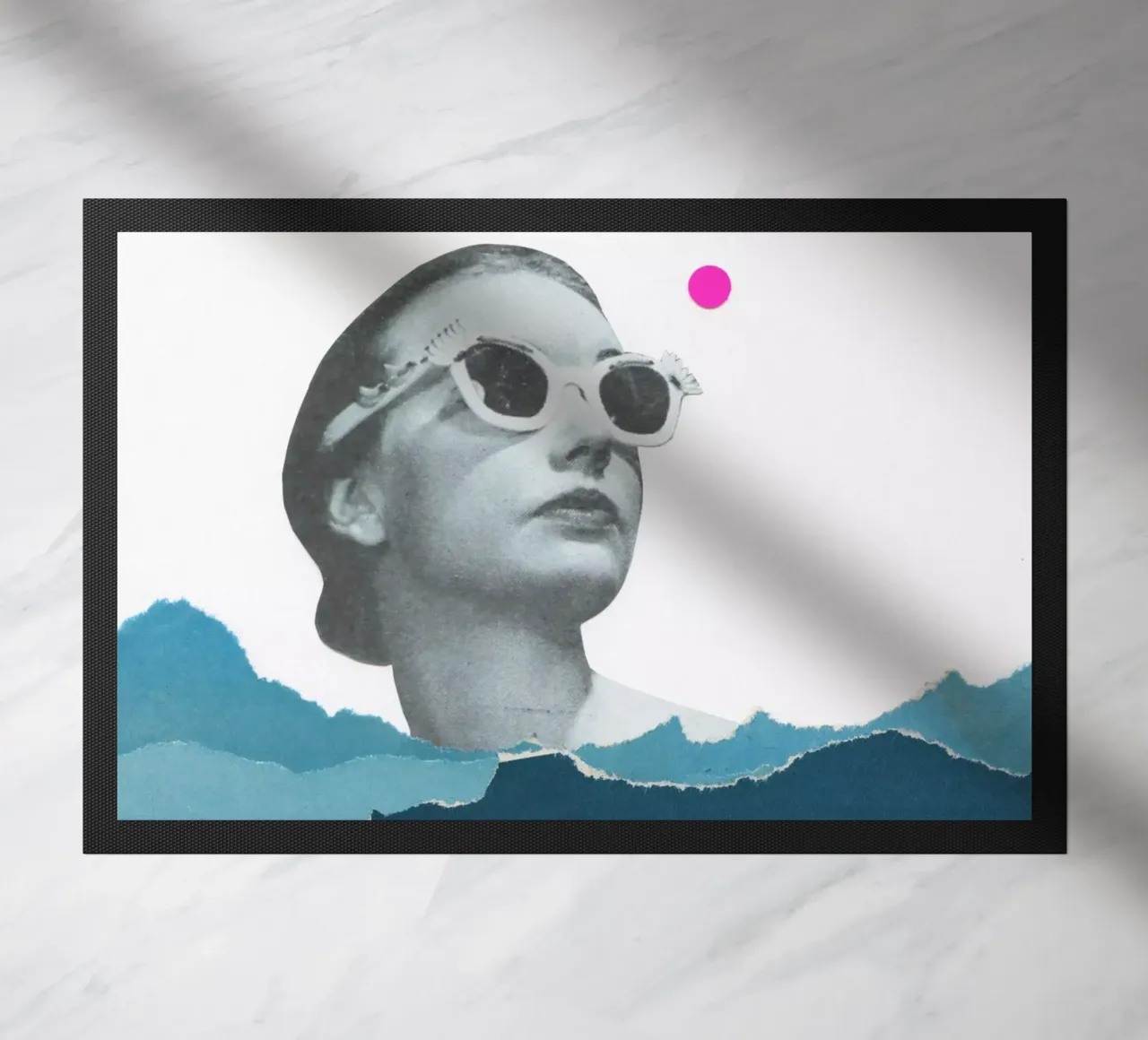 Catching Rays doormat by Cassia Beck Collage