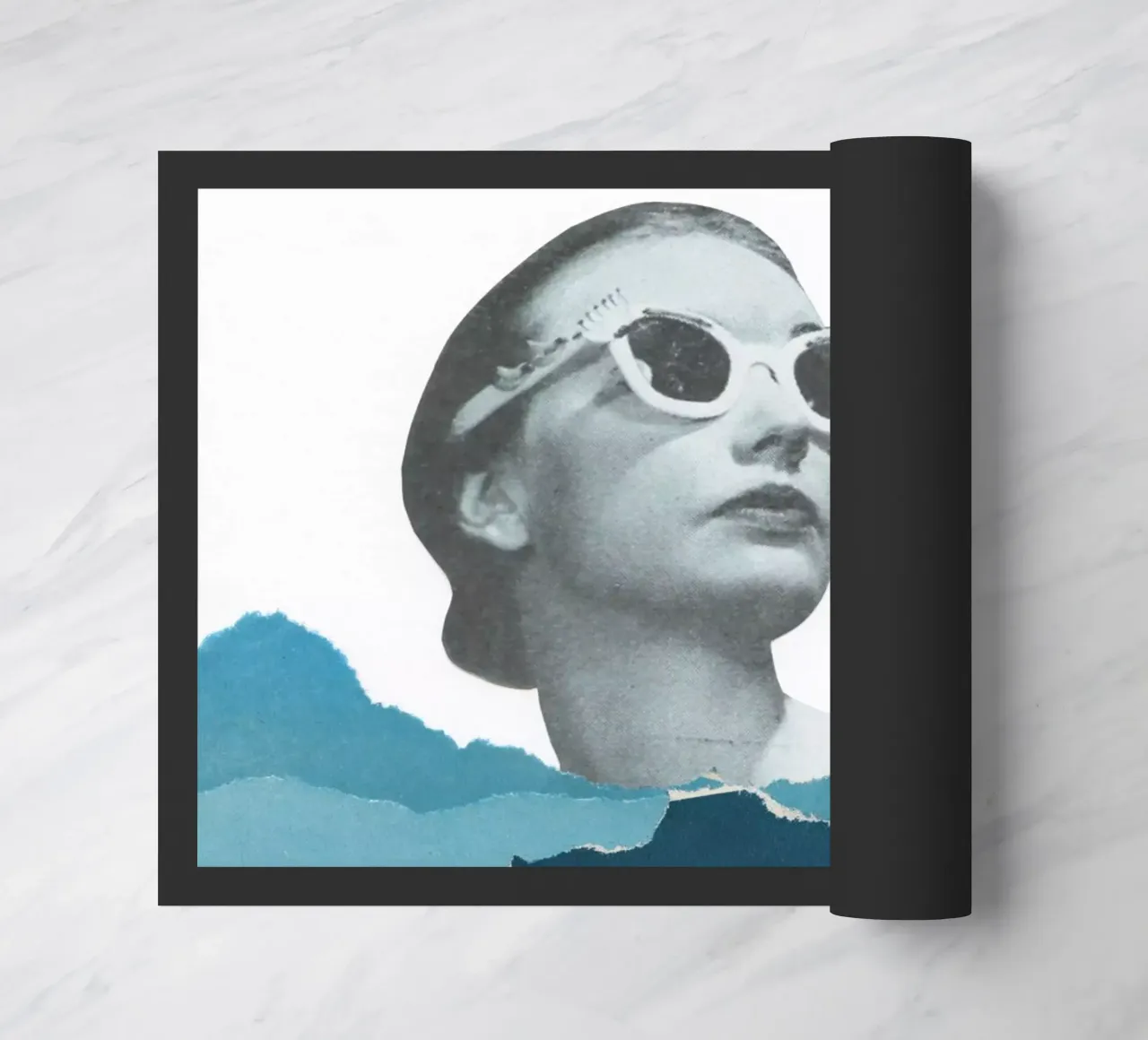 Catching Rays doormat by Cassia Beck Collage