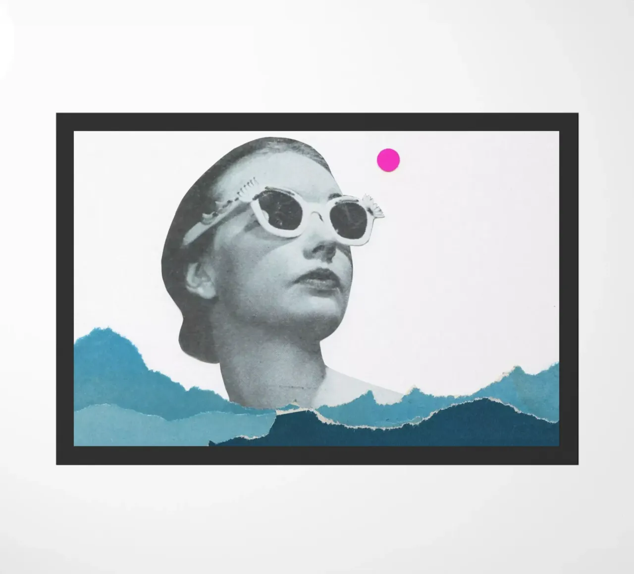 Catching Rays doormat by Cassia Beck Collage