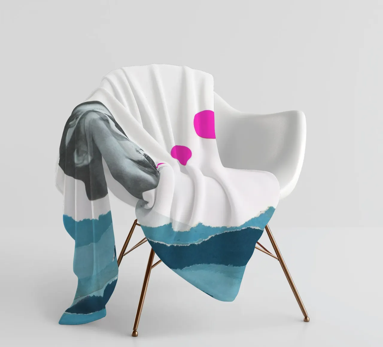 Catching Rays fleecedeken van Cassia Beck Collage