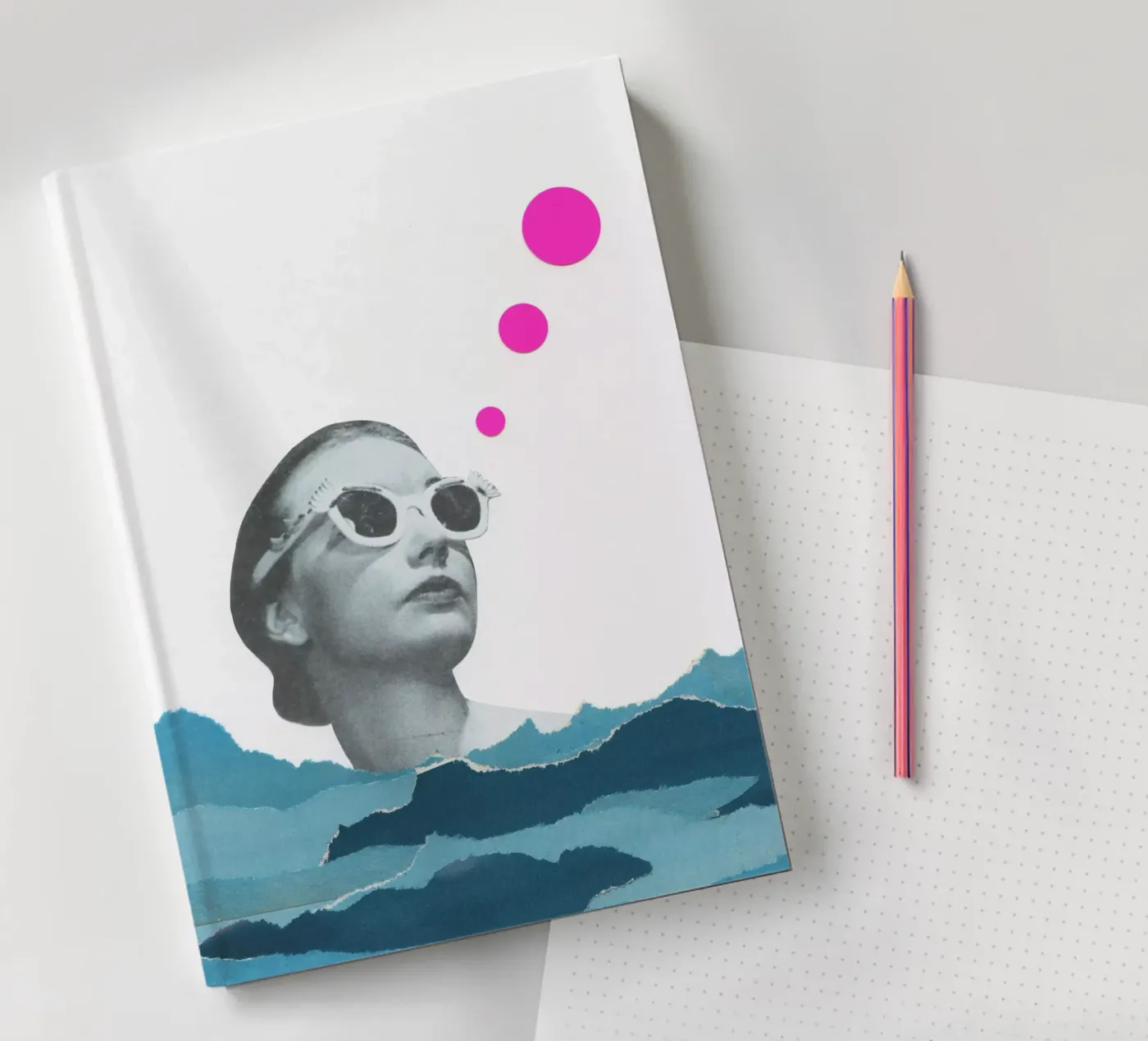 Catching Rays notebook by Cassia Beck Collage
